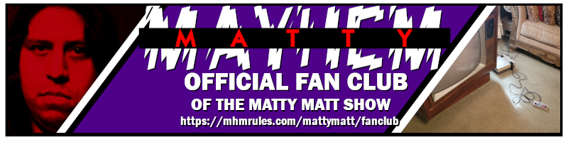 Matty Mayhem Banner